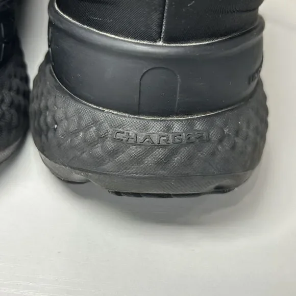 Under Armour Charged Escape 4 Black Black Mens Size 11.5 4E Running Shoe Sneaker - Picture 5 of 8